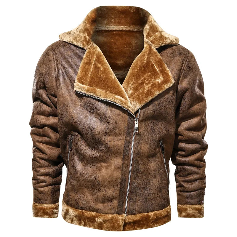 Rustic Rambler - Leather Jacket With Lining