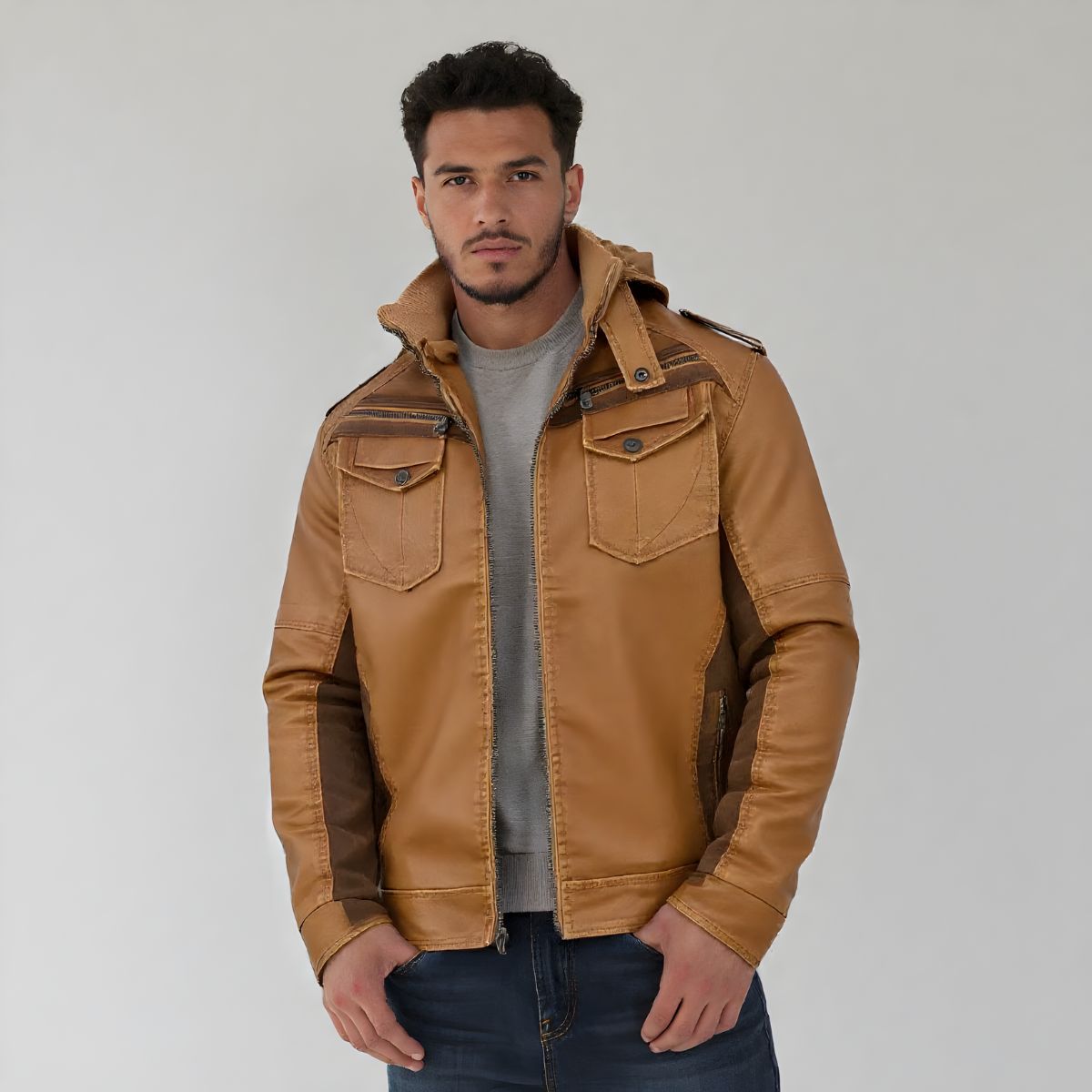 Chaqueta de cuero 'Mohawk Rogue